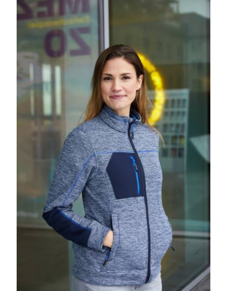 Jachetă tricotată din fleece pentru femei